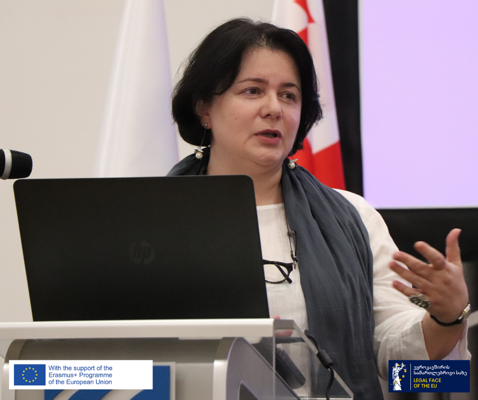  ჟან მონეს პროექტის „ევროკავშირის სამართლებრივი სახე“ პრეზენტაცია